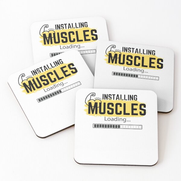 Item preview, Installing Muscles Loading Please Wait Working Out Gym Gift For Husband Brother Dad Him designed and sold by videogames86.