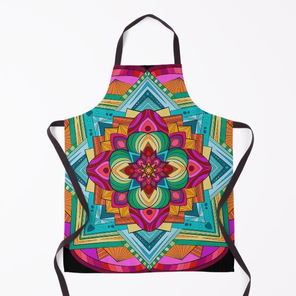 Item preview, Purple and blue psychedelic mandala designed and sold by BirdsongAndBear.
