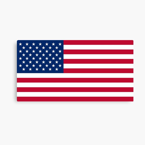 "52 Star American Flag" Canvas Print for Sale by phillyphp Redbubble