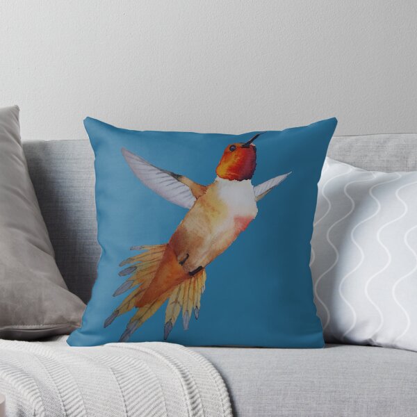 Item preview, Watercolor flying hummingbird ruidoso designed and sold by Meagan Stratton.