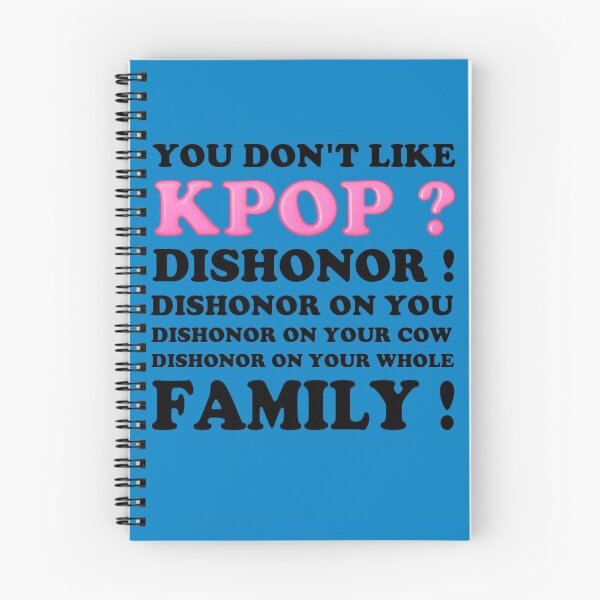 Item preview, DISHONOR ON YOU! - BLUE designed and sold by Kpop Seoul Shop.