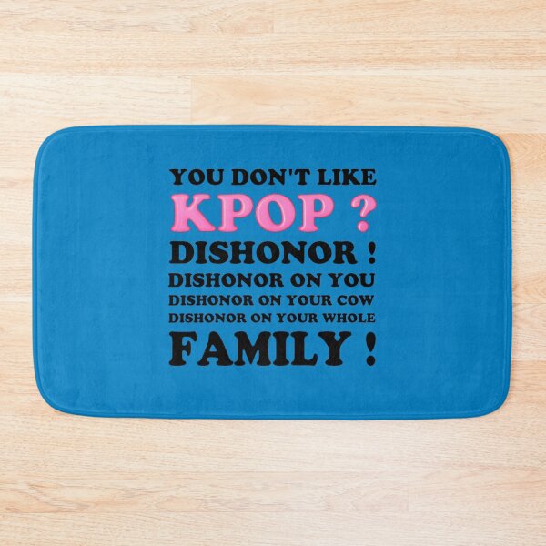 Item preview, DISHONOR ON YOU! - BLUE designed and sold by Kpop Seoul Shop.