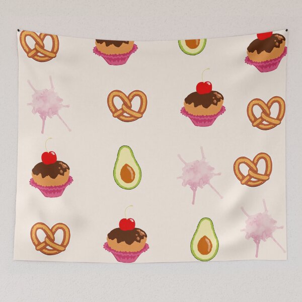 Item preview, Asymmetrical Food Pattern designed and sold by owlshadow.