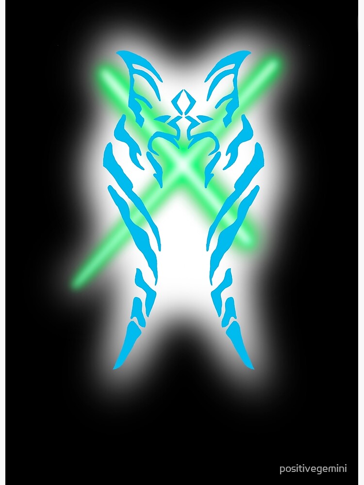 " Ahsoka Tano face markings" Poster by positivegemini Redbubble