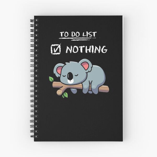 Item preview, To Do List Nothing Sleeping Koala designed and sold by anass002.