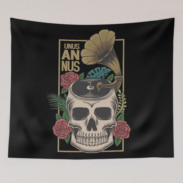 Item preview, UNUS ANNUS SKULL AND MUSIC designed and sold by Greg V.