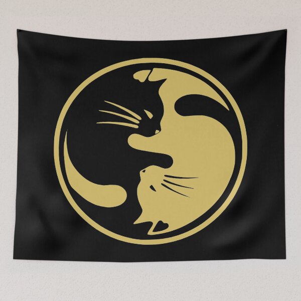 Item preview, Ying Yang Cats designed and sold by Sinfamous.