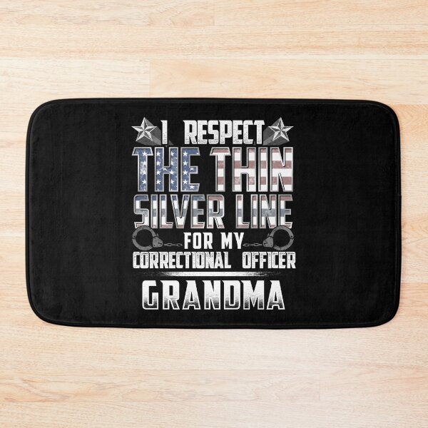 Item preview, Grandma Thin Silver Line Correctional Officer designed and sold by wheedesign.