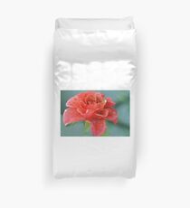Rain Filled Rose......Lyme Dorset UK Duvet Cover