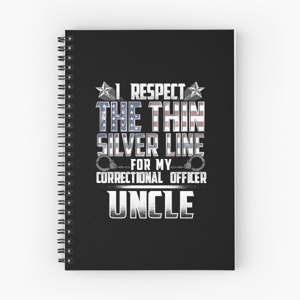 Item preview, Uncle Thin Silver Line Correctional Officer designed and sold by wheedesign.