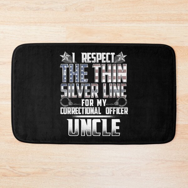 Item preview, Uncle Thin Silver Line Correctional Officer designed and sold by wheedesign.