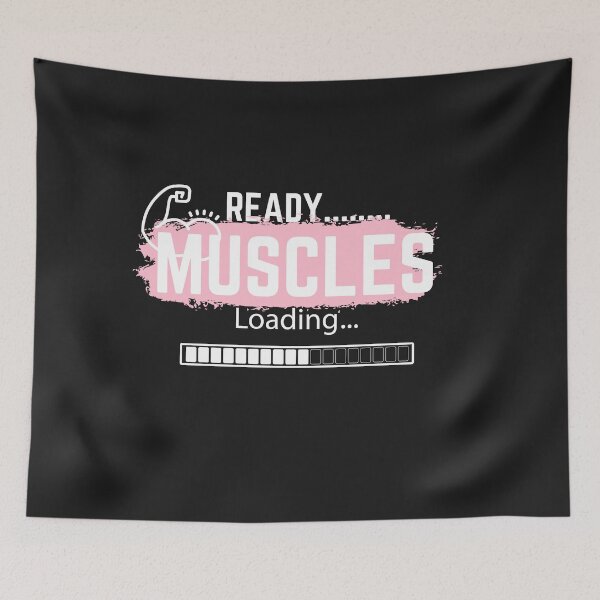 Item preview, Ready Muscles Loading Please Wait Working Out Gym Gift For Husband Brother Dad Him designed and sold by videogames86.