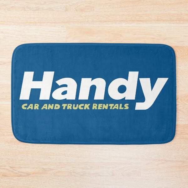 Item preview, Handy Car Rental Logo Kim's Convenience (Blue Background) designed and sold by bubble-steph.