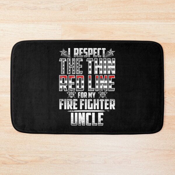 Item preview, Uncle Fire Fighter Thin Red Line designed and sold by wheedesign.