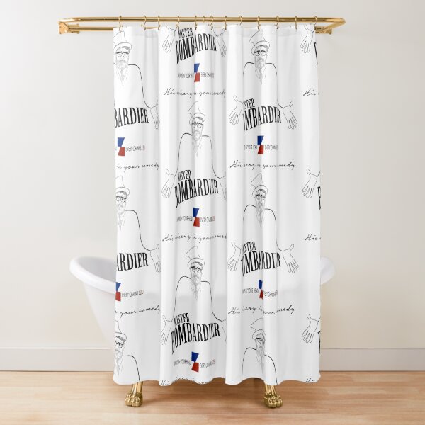 MISTER BOMBARDIER — ON ZED! Shower Curtain