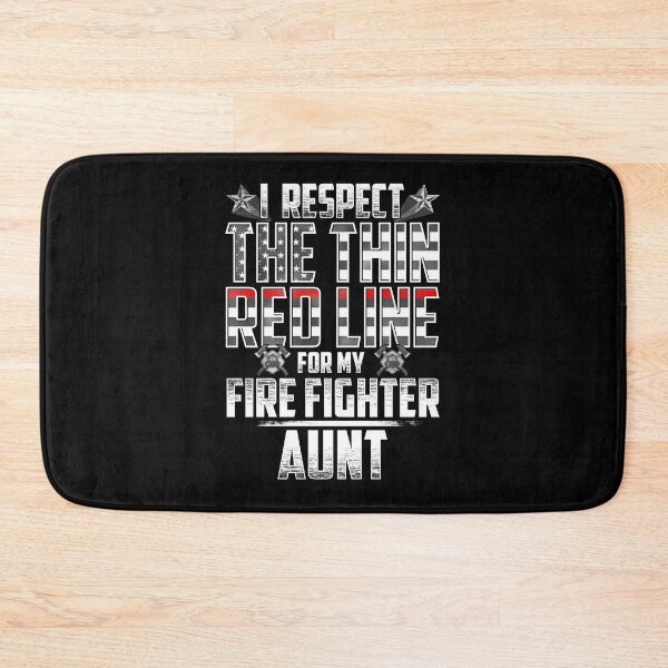 Item preview, Aunt Fire Fighter Thin Red Line designed and sold by wheedesign.