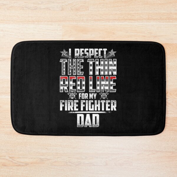 Item preview, Dad Fire Fighter Thin Red Line designed and sold by wheedesign.