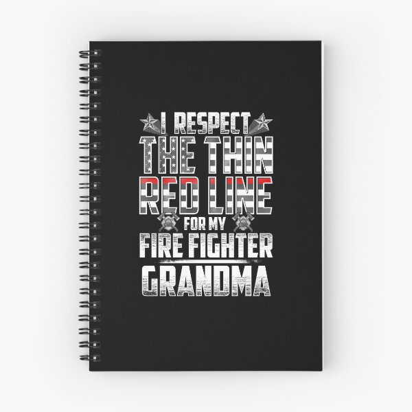 Item preview, Grandma Fire Fighter Thin Red Line designed and sold by wheedesign.