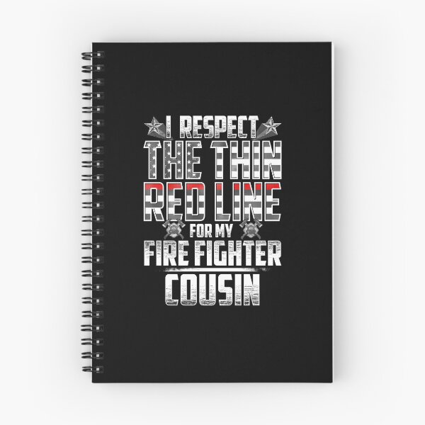 Item preview, Cousin Fire Fighter Thin Red Line designed and sold by wheedesign.