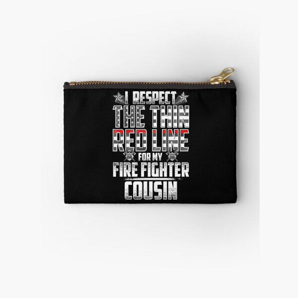 Item preview, Cousin Fire Fighter Thin Red Line designed and sold by wheedesign.