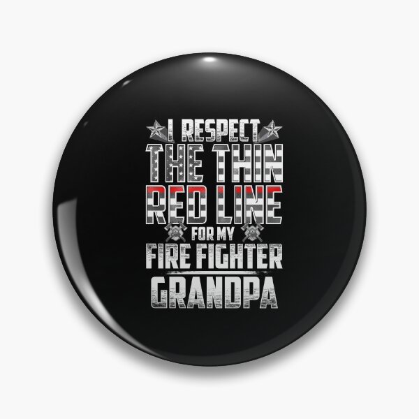 Item preview, Grandpa Fire Fighter Thin Red Line designed and sold by wheedesign.
