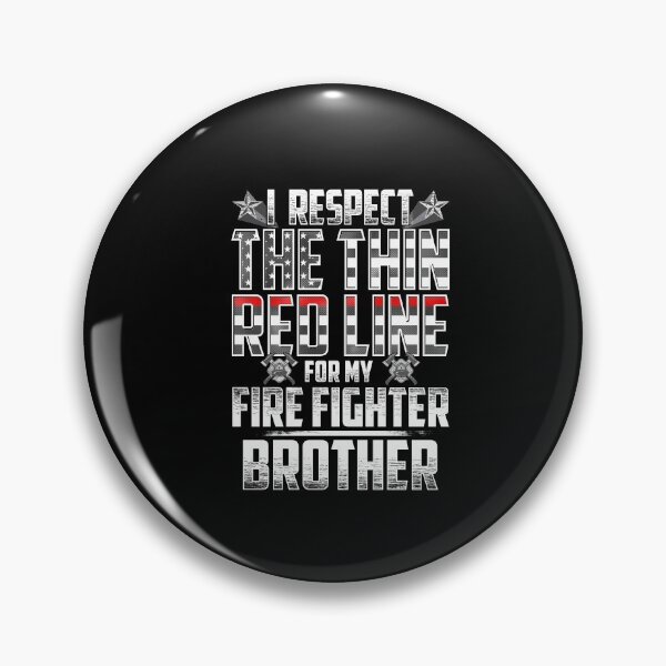 Item preview, Brother Fire Fighter Thin Red Line designed and sold by wheedesign.