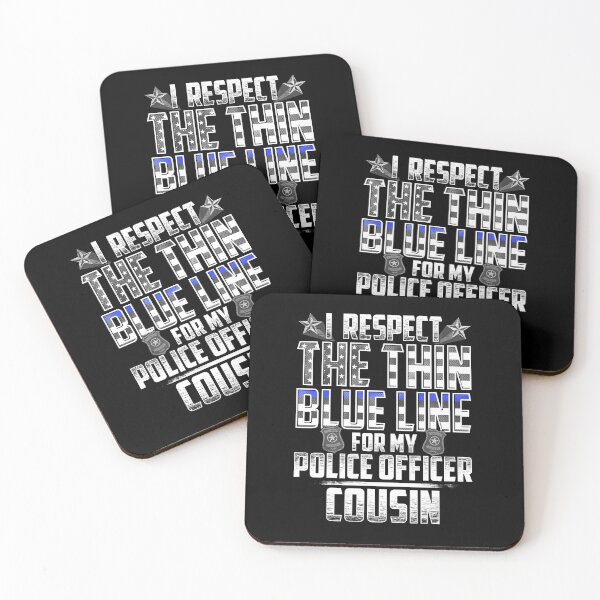 Item preview, Cousin Police Officer Thin Blue Line designed and sold by wheedesign.