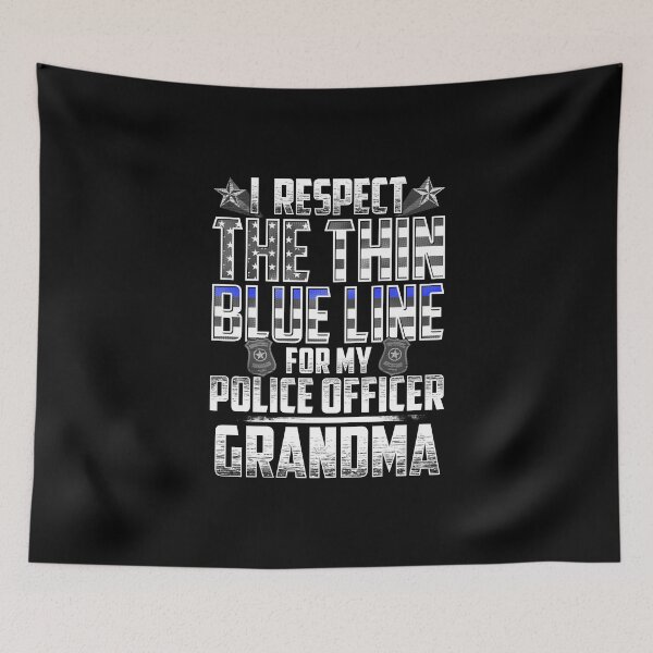 Item preview, Grandma Police Officer Thin Blue Line designed and sold by wheedesign.