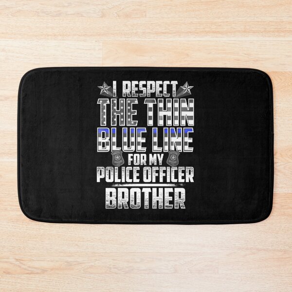 Item preview, Brother Police Officer Thin Blue Line designed and sold by wheedesign.