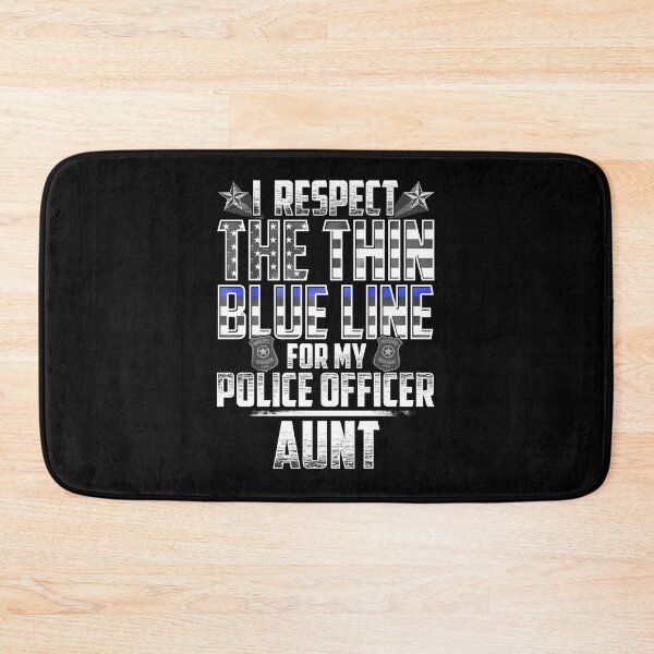 Item preview, Aunt Police Officer Thin Blue Line designed and sold by wheedesign.