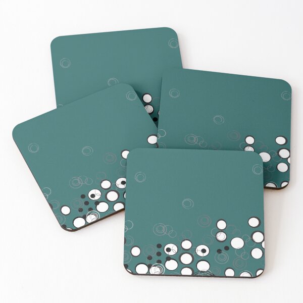 Item preview, Grungy circles on green designed and sold by Meg M Studio.