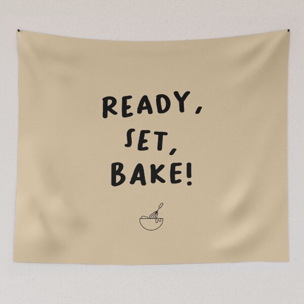 Item preview, Ready set bake! Illustration designed and sold by TheBritishShop.