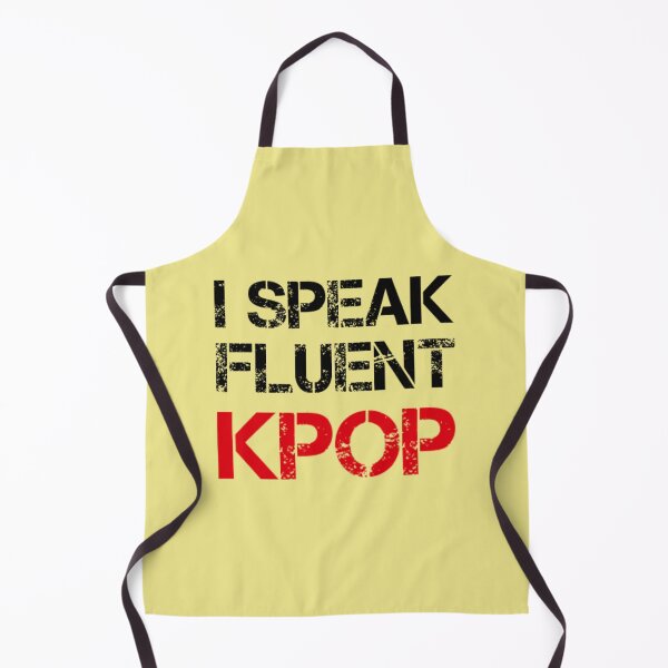 Item preview, I SPEAK FLUENT KPOP - KHAKI designed and sold by Kpop Seoul Shop.