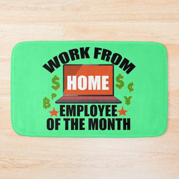 Item preview, Work From Home Employee Of The Month designed and sold by buzz1days.
