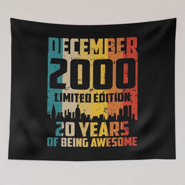 Item preview, 20th birthday 20 years man woman vintage 2000 gift designed and sold by Renergie.