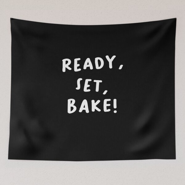 Item preview,  Ready set bake! White great british bake off designed and sold by TheBritishShop.