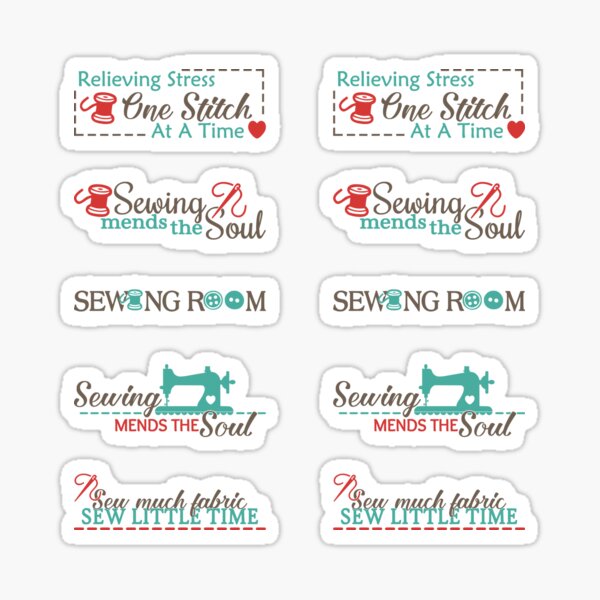Sewing Room Stickers