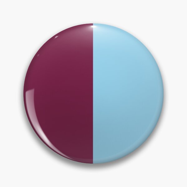 Item preview, Claret and blue team colours (half and half) designed and sold by NiceEggThreads.