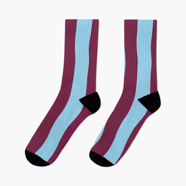 Item preview, Claret and blue team colours (half and half) designed and sold by NiceEggThreads.