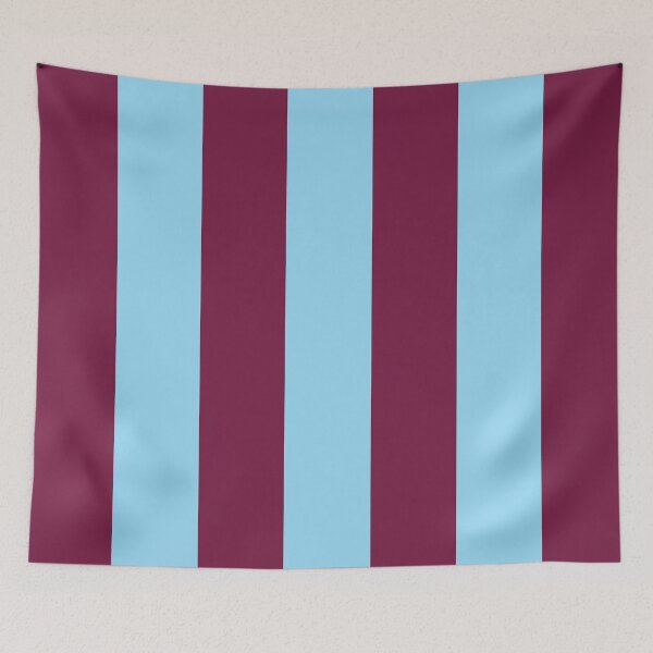 Item preview, Claret and blue team colours (half and half) designed and sold by NiceEggThreads.
