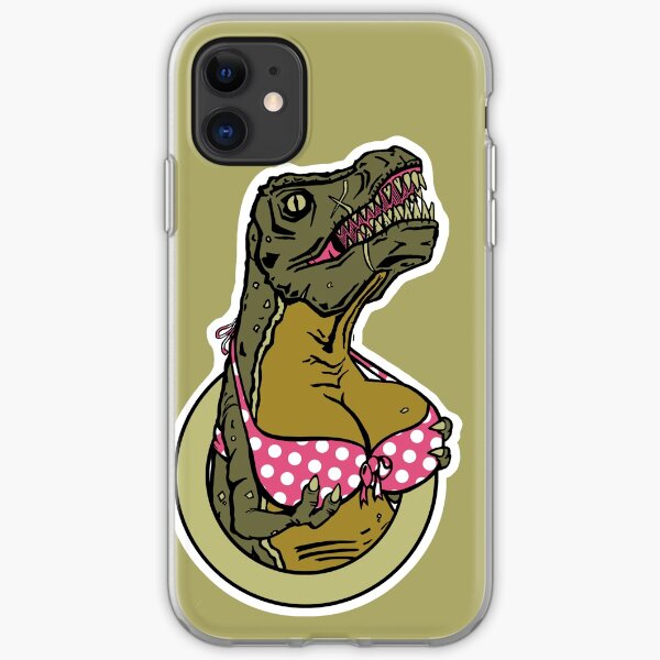 DINOSAURS WITH TITS - iPHONE iPhone Soft Case