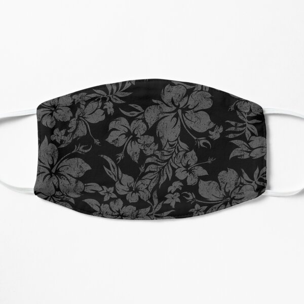 Sunset Beach Hawaiian Faux Koa Wood Surfboard - Black and Gray Flat Mask