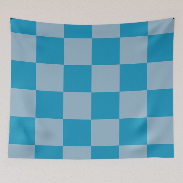 Item preview, royal blue blue shapes designed and sold by BubbleCrumbs.