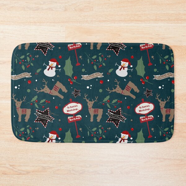 Item preview, To Santas Workshop - Teal designed and sold by OranelloDesigns.