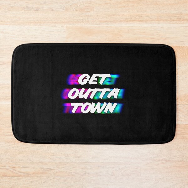 Item preview, Get Outta Town Retro RGB designed and sold by Kristen Lucero.