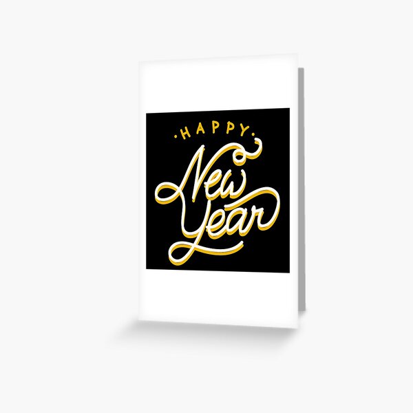 Item preview, Happy New Year Chalkboard Script designed and sold by HolidayHypeLife.