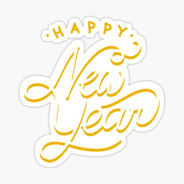 Item preview, Happy New Year Chalkboard Script designed and sold by HolidayHypeLife.