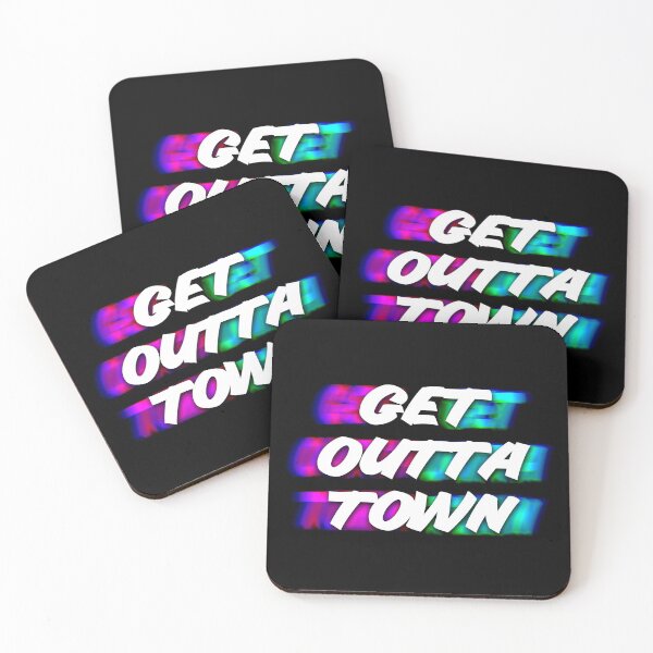 Item preview, Get Outta Town Retro RGB designed and sold by Kristen Lucero.