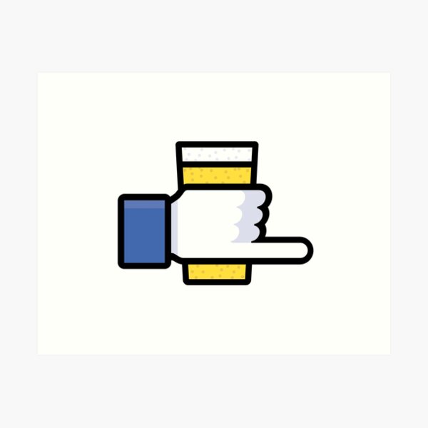 Beer Snob Art Print
