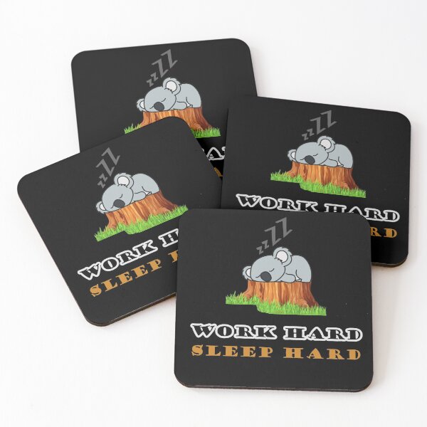 Item preview, Koala Work Hard - Sleep Hard designed and sold by DELMEO.